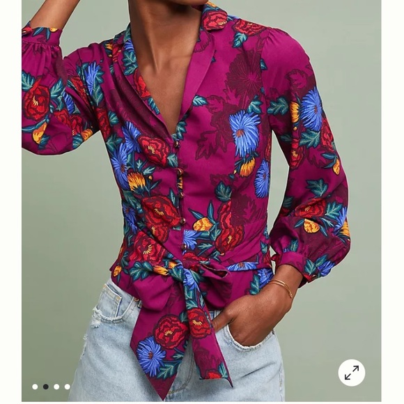 Anthro Maisie Blouse - no longer available in store - Picture 1 of 5